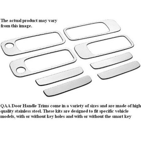 Qaa SS Door Handle Exterior Trim fits Buick Century & Regal 1998-2004 8 pce w/surround & 2kyhl DH38576